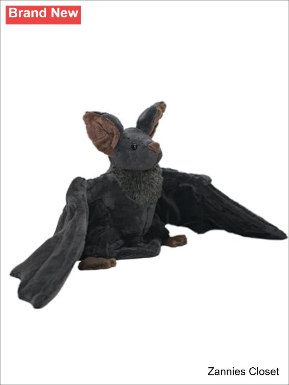 👻Goth Bat Plush Creepy Gothic Bat Stuffed Animal Lifelike Large Plushie Soft